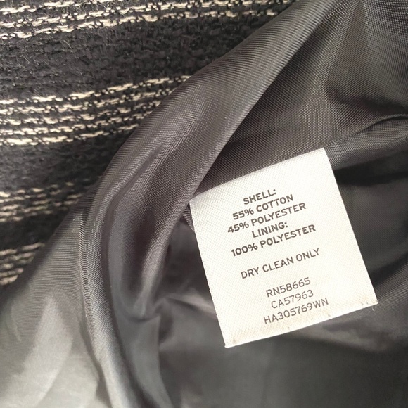 Halogen Black Grey Striped Woven Fit & Flare Dress [US 16W] - Picture 11 of 14